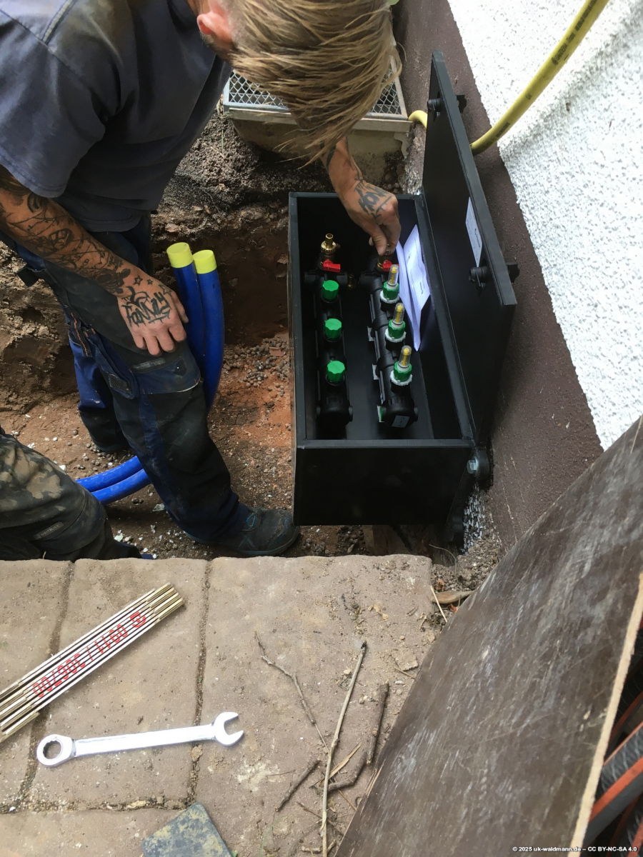 einstellen des Hausanschlusses